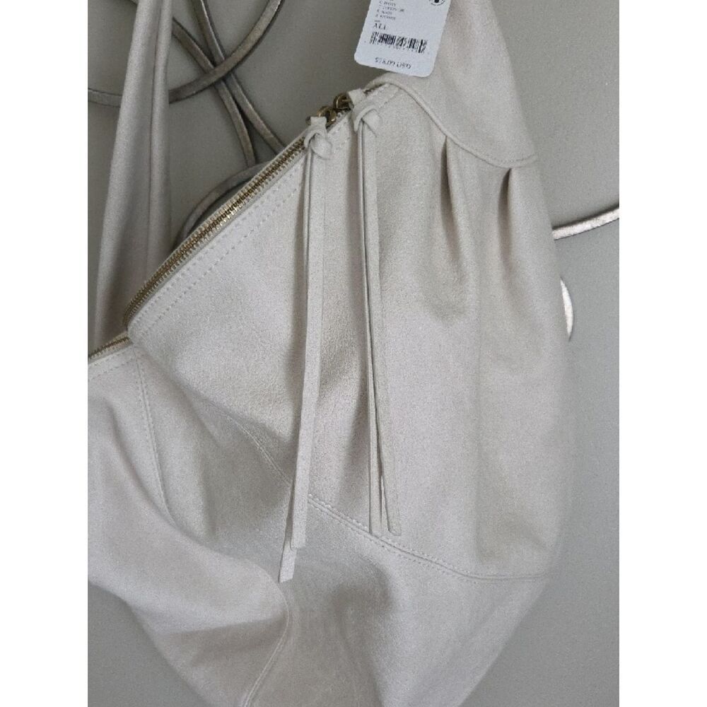 Free People Soft Ivory Hobo Bag with Slouchy Strap - Picture 5 of 10